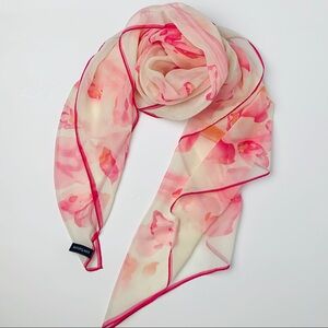 Ann Taylor 100% Silk Scarf